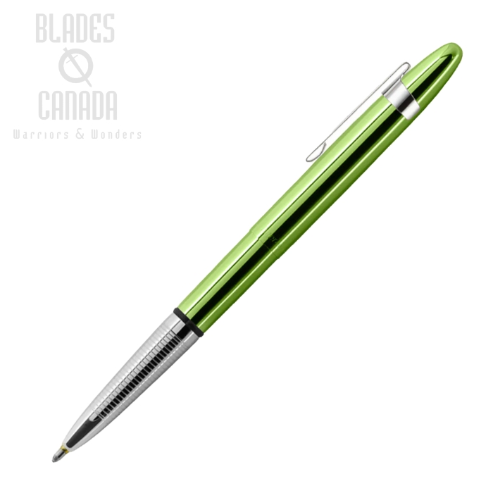Fisher Space Pen Aurora Borealis Bullet Pen, Green with Clip, FP400LGCL